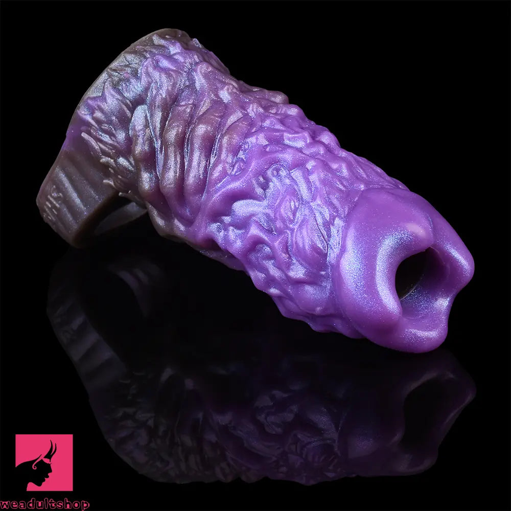 5.78in Dragon Beast Creature Fantasy Hollow Silicone Soft Dildo Sleeve