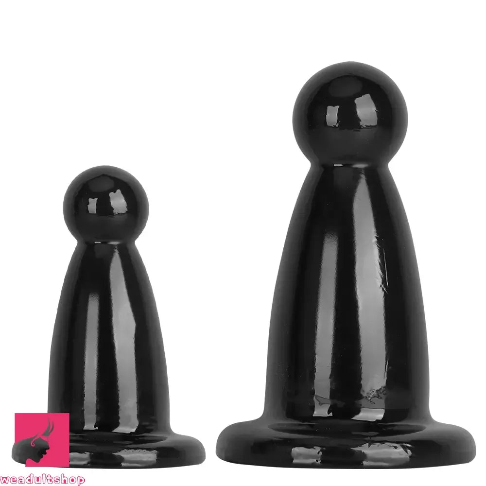 5.7in 7.87in Black PVC Thick Butt Plug Dildo For Women Sexual Adult Cock