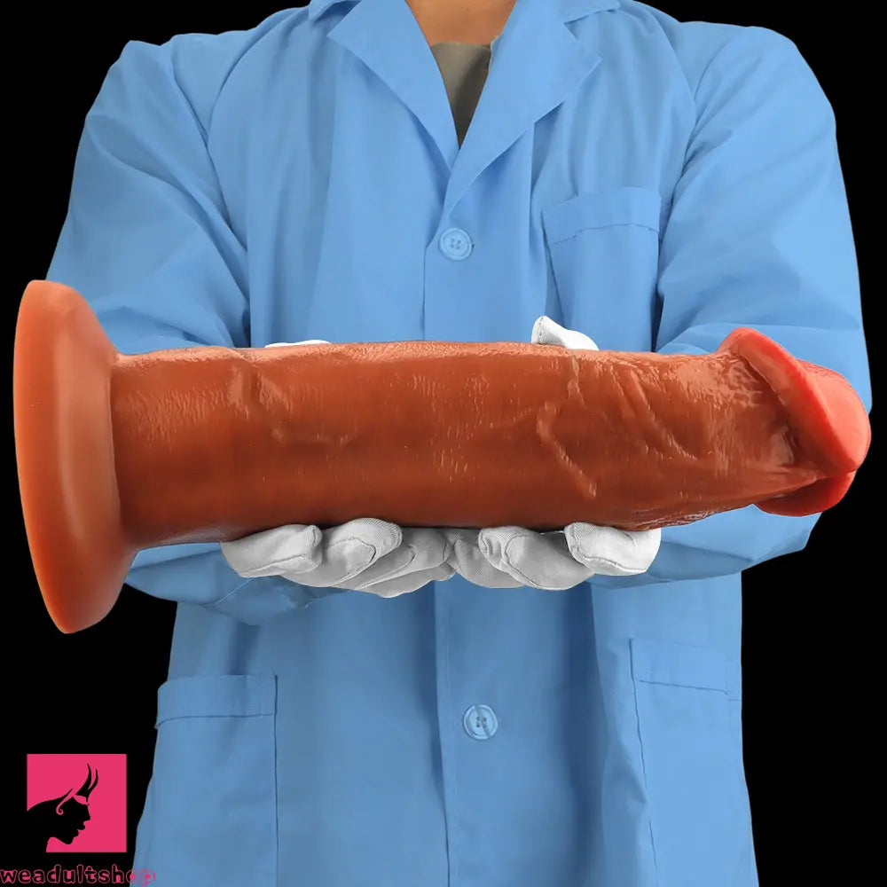 8.85in 11.02in 12.59in Eggless Extra Large Silicone Soft Big Dildo Cock