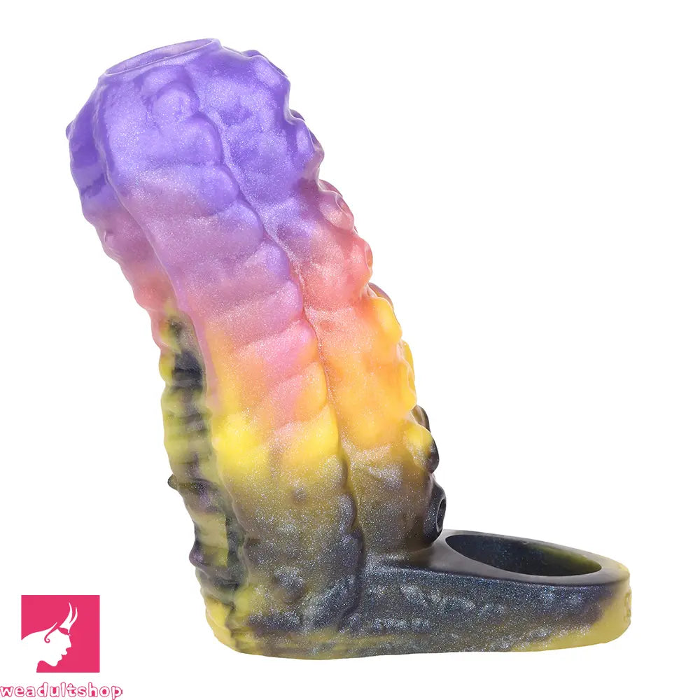 4.72in Zothos Umbrvort Tentacle Silicone Soft Dildo Sleeve Penis Extender