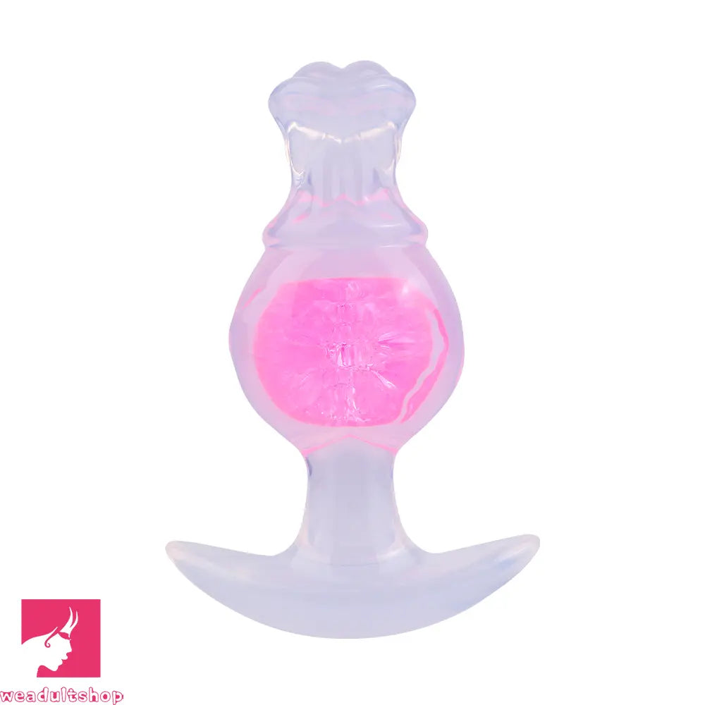 5.04in Silicone Anal Plug Vaginal Massager & Anus Stimulator Cock Toy