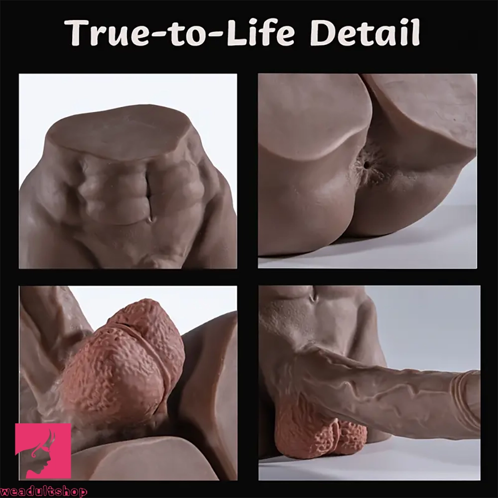 7.28in Real Dildo With 5.85lb Lifelike Body Sex Torso For Women