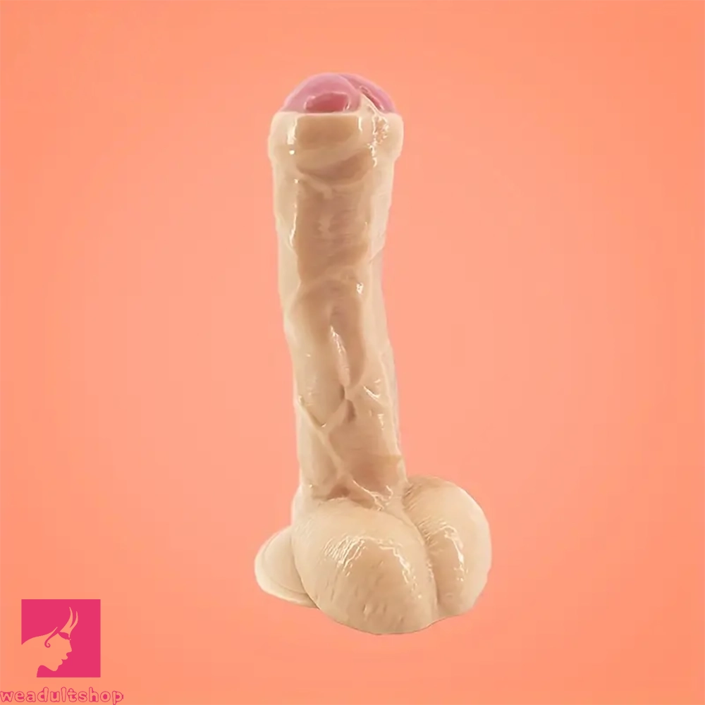 9.25in Foreskin Uncut Realistic Dildo For Vaginal Massage Orgasm Sex