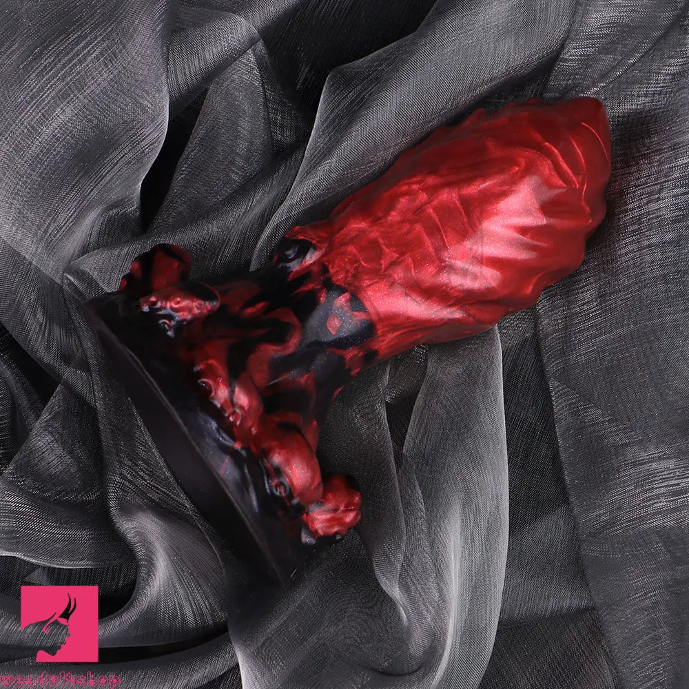 5.83in Monster Fantasy Silicone Soft Dildo Male Masturbator Anal Plug