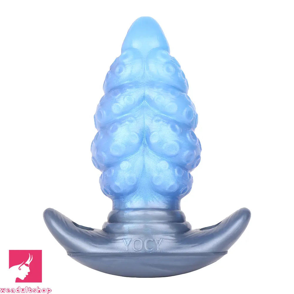 2.91in-9.05in Octopus Vibrating Anchor Dildo Anal Plug Wearable Mouth Gag