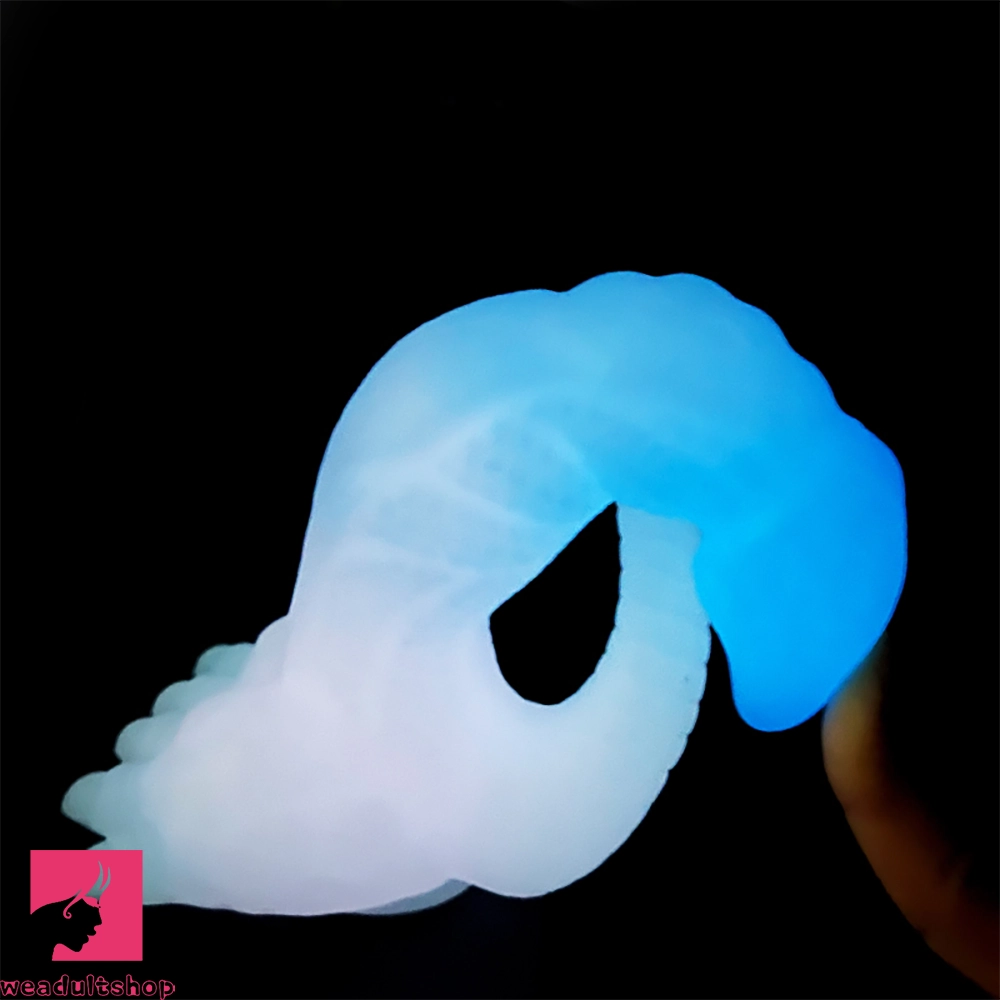 7.28in 9.44in Dinosaur Luminous Monster Soft Silicone Prostate Dildo