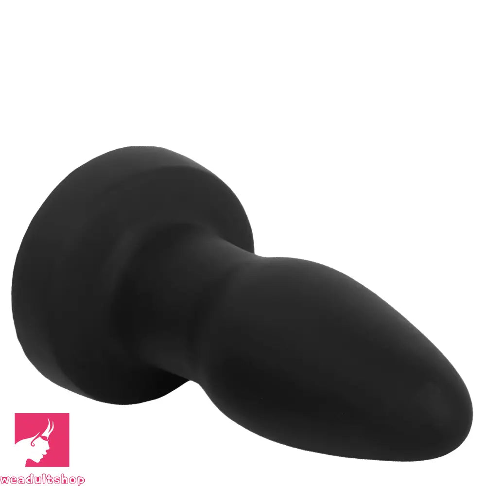4.72in 6.49in 7.87in Silicone Black Anal Plug Dildo Pleasure Masturbator