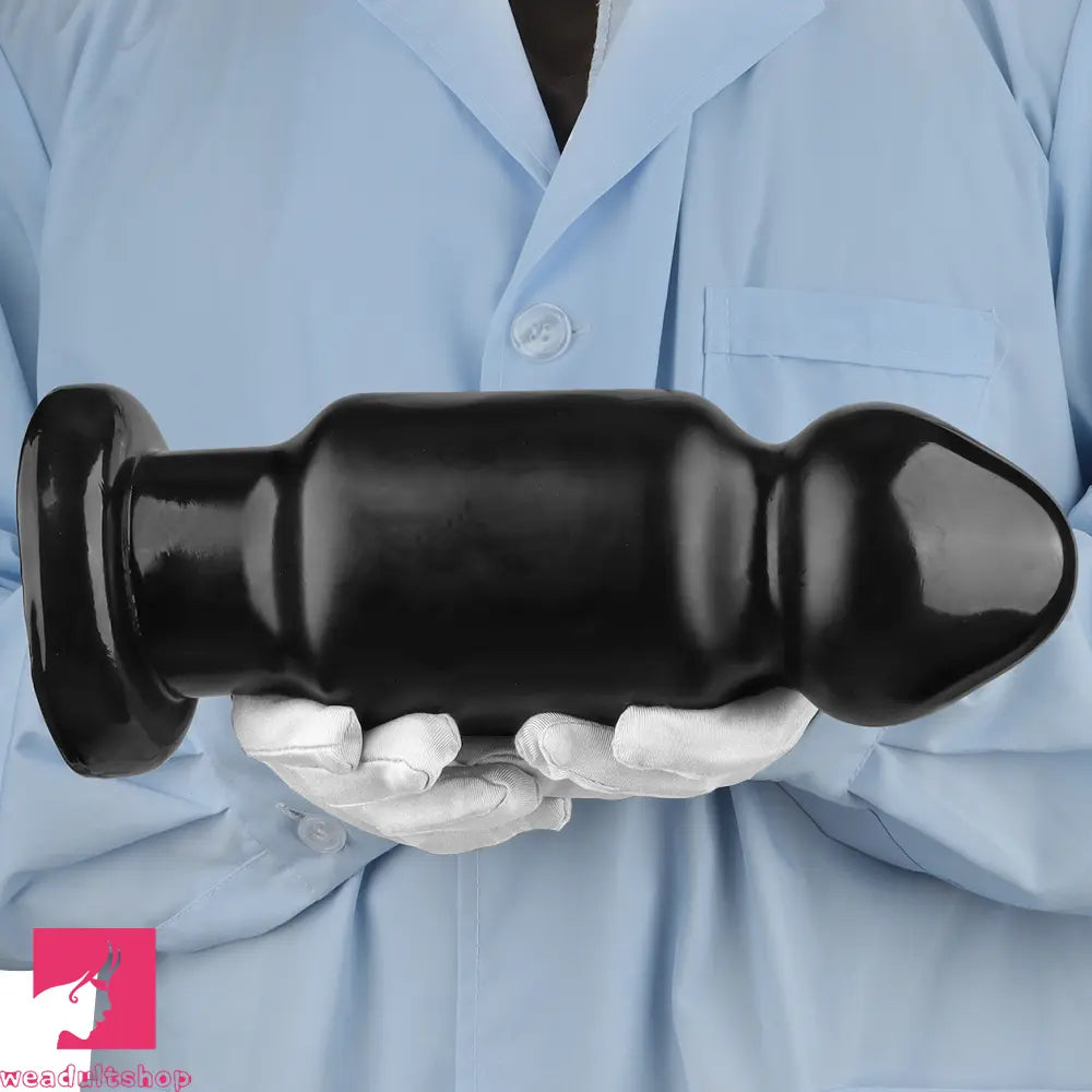7.87in 11.22in Big Black Large PVC Anal Plug Dildo For Anal Expansion Love