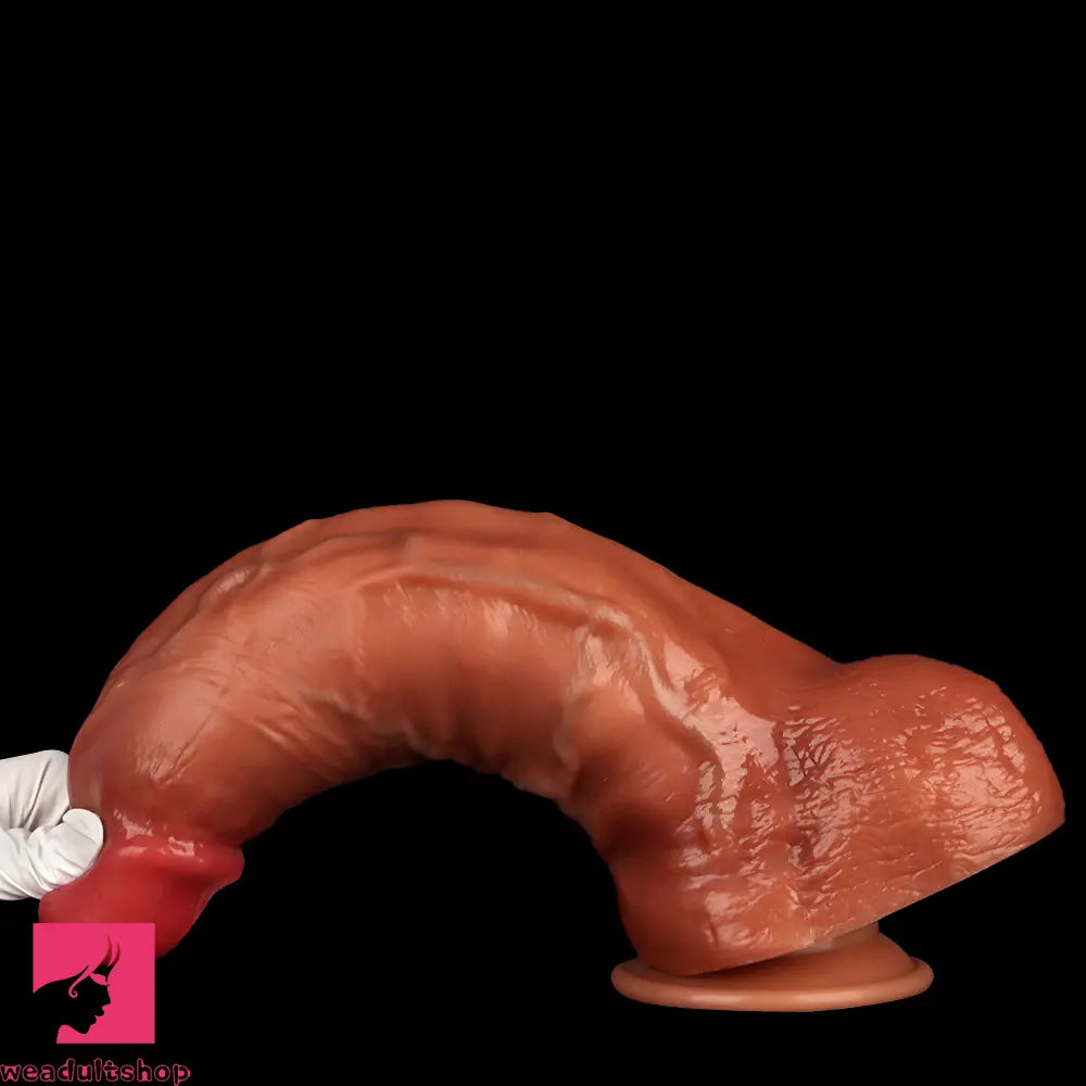 13.38in Realistic Female Silicone Huge Long Dildo With Suction Cup Cock