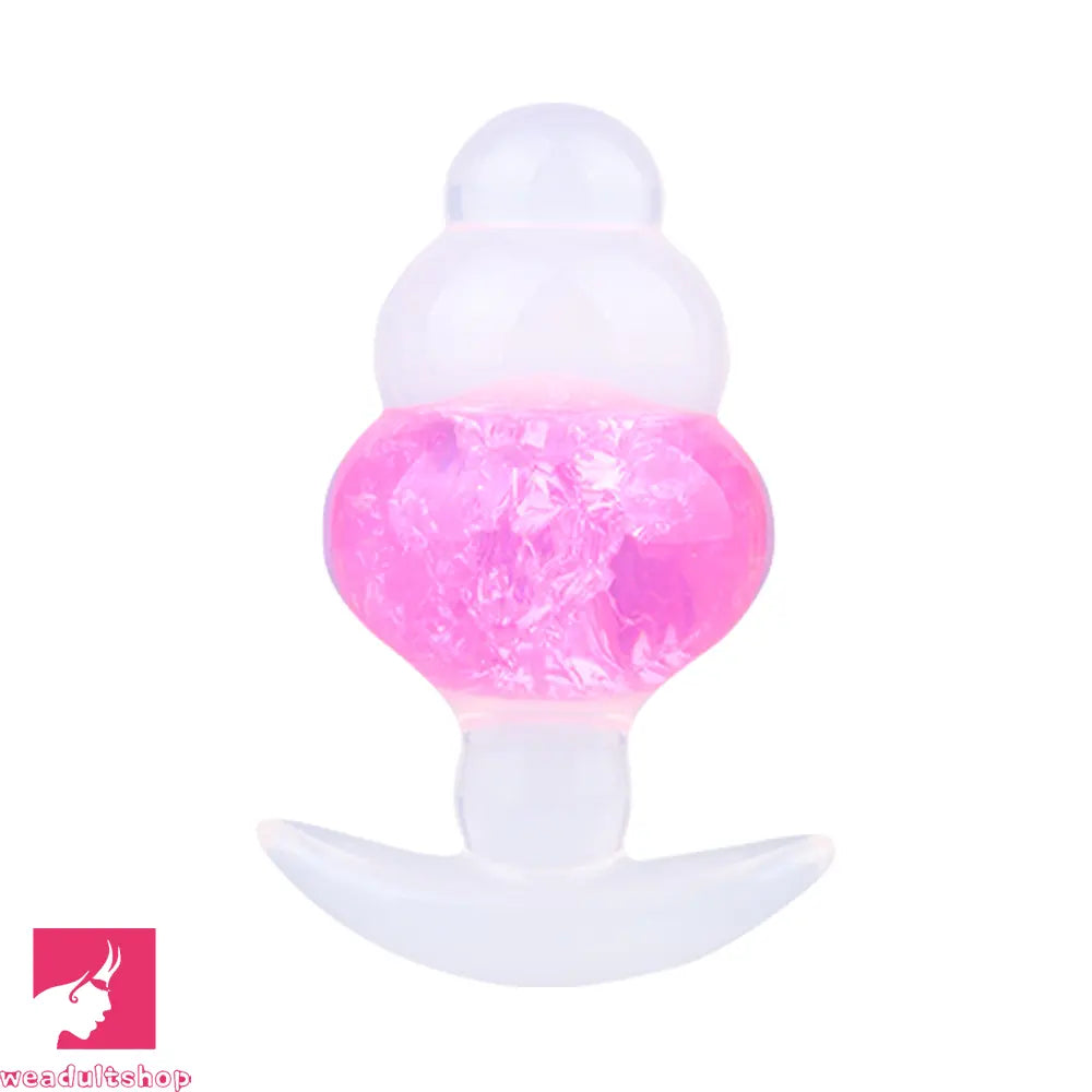 4.53in Luminous Silicone Anal Beads Dildo Anal Love Toy For Women Clit