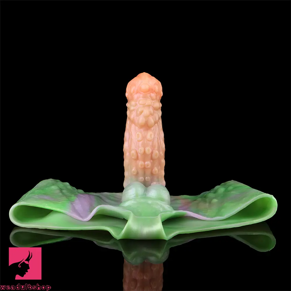 7.67in Monster Hollow Dildo Harness Pants Strap on Sex Fantasy Dildo