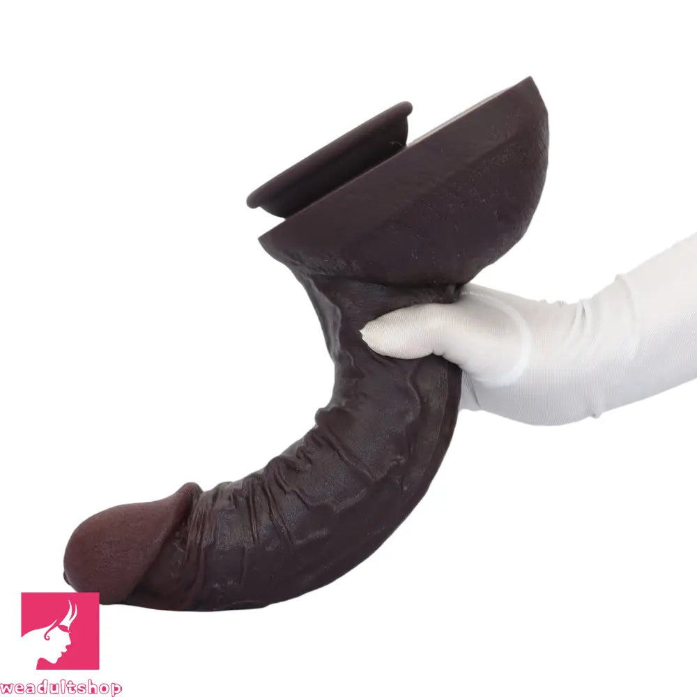 12.6in Big Glans Silicone Soft Huge Thick Dildo Alternative Pleasure Dildo