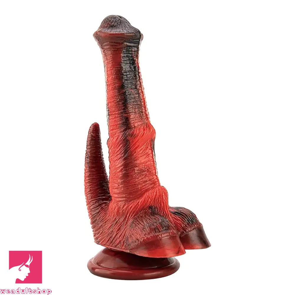 8.07in Realistic Monster-Shaped Silicone Horse Cock Soft Cock Dildo