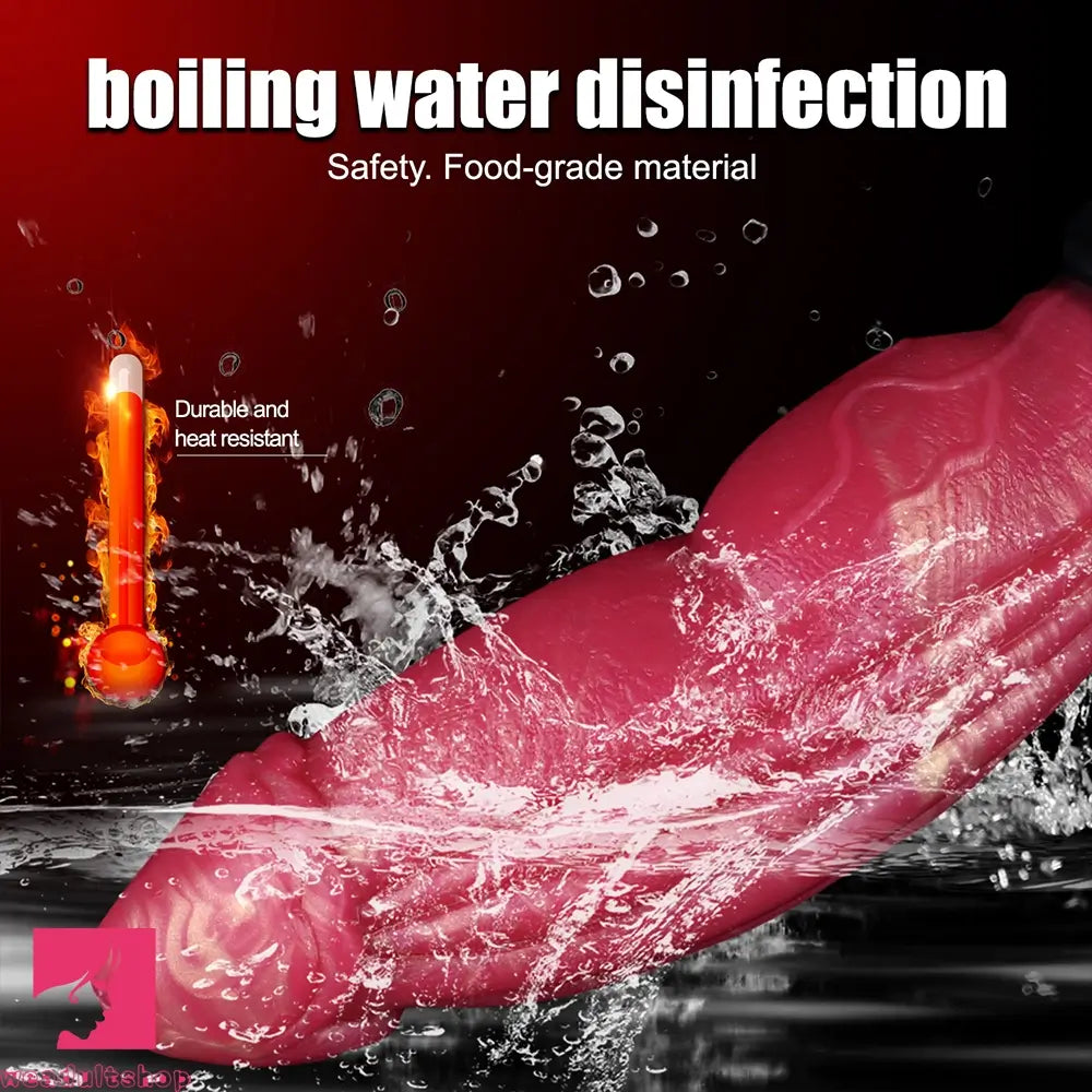 9.84in Cumming Knot Silicone Big Soft Dildo Penis Anal Dildo Sex Cock