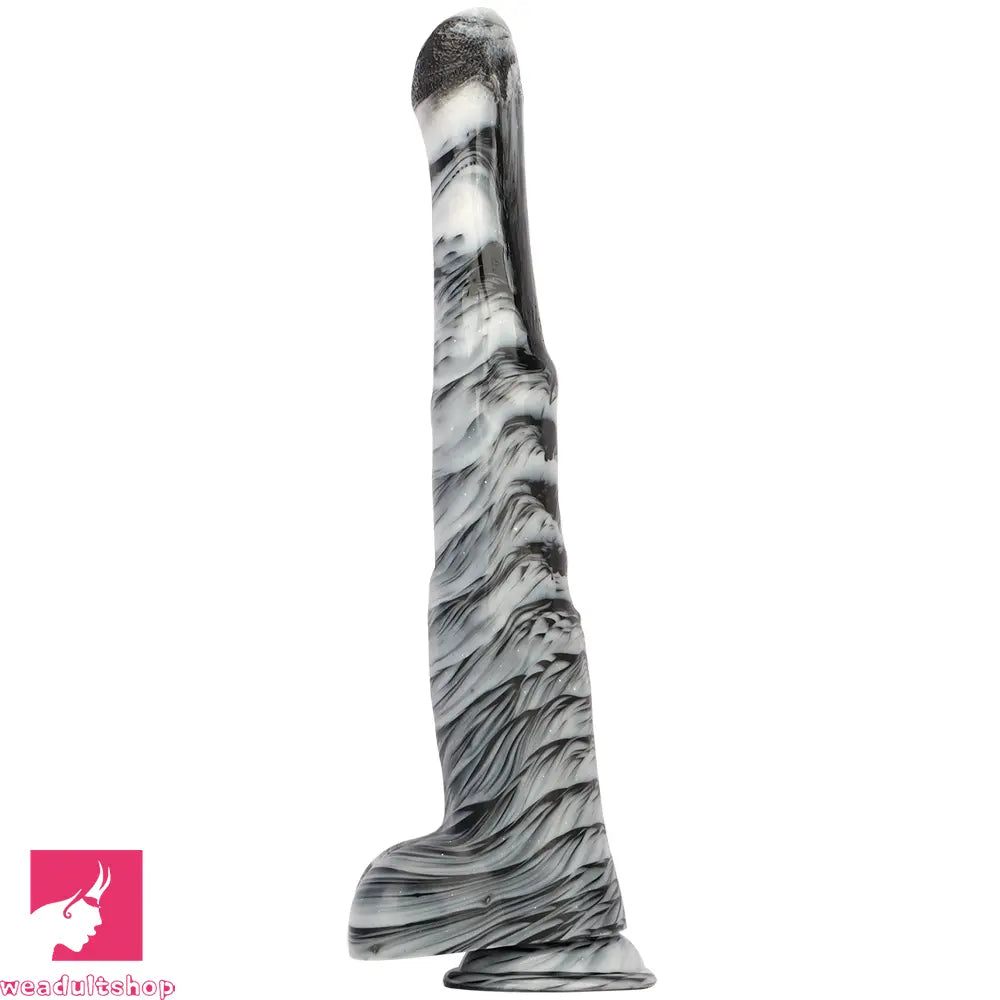 18.9in Mixed Color Big Alternative Animal Super Long Horse Cock Dildo
