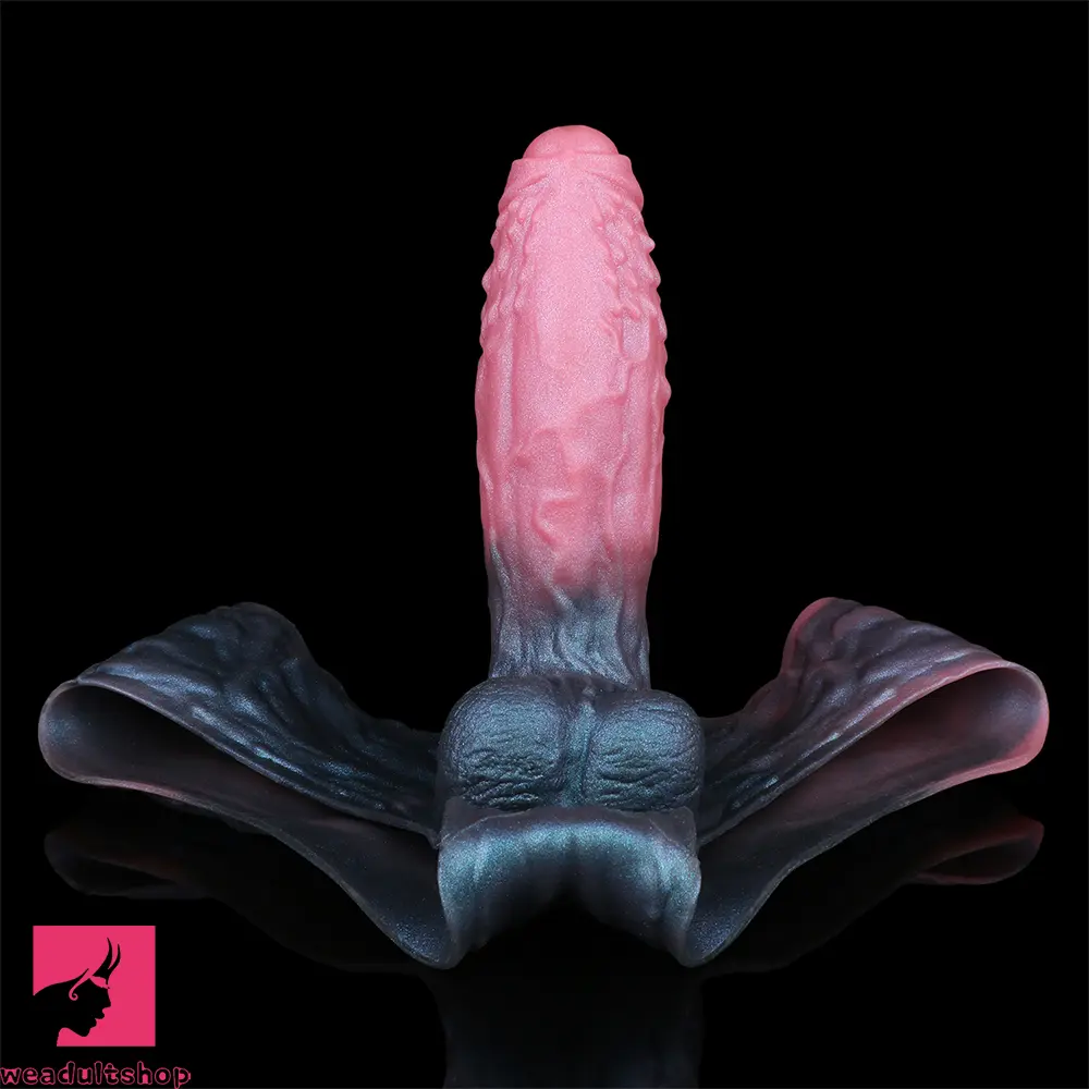 9.37in Spiked Monster Hollow Dildo Harness Pants Strap on Big Sex Toy