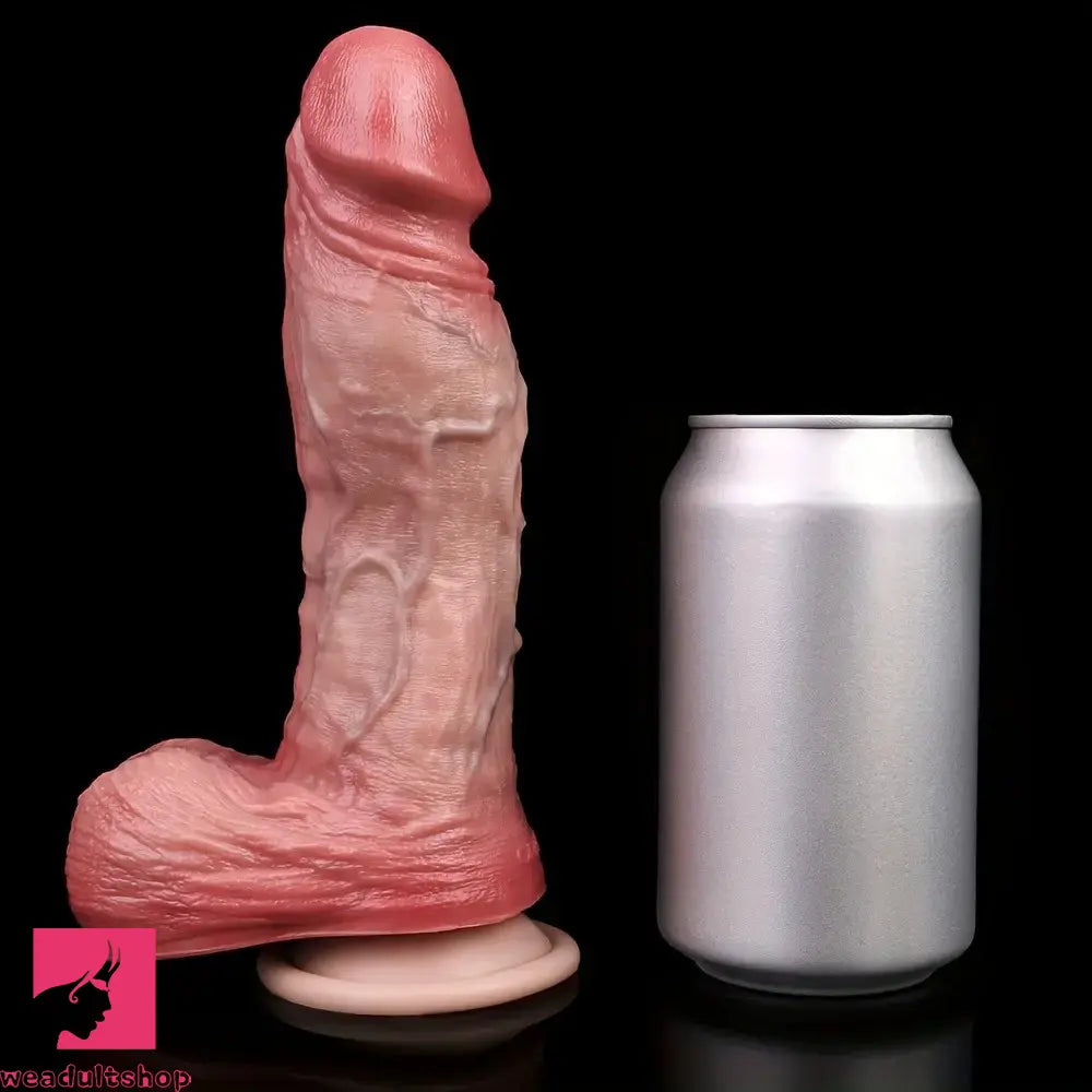 Double Layer Silicone Realistic Cock Soft Lifelike Penis Multiple Dildos