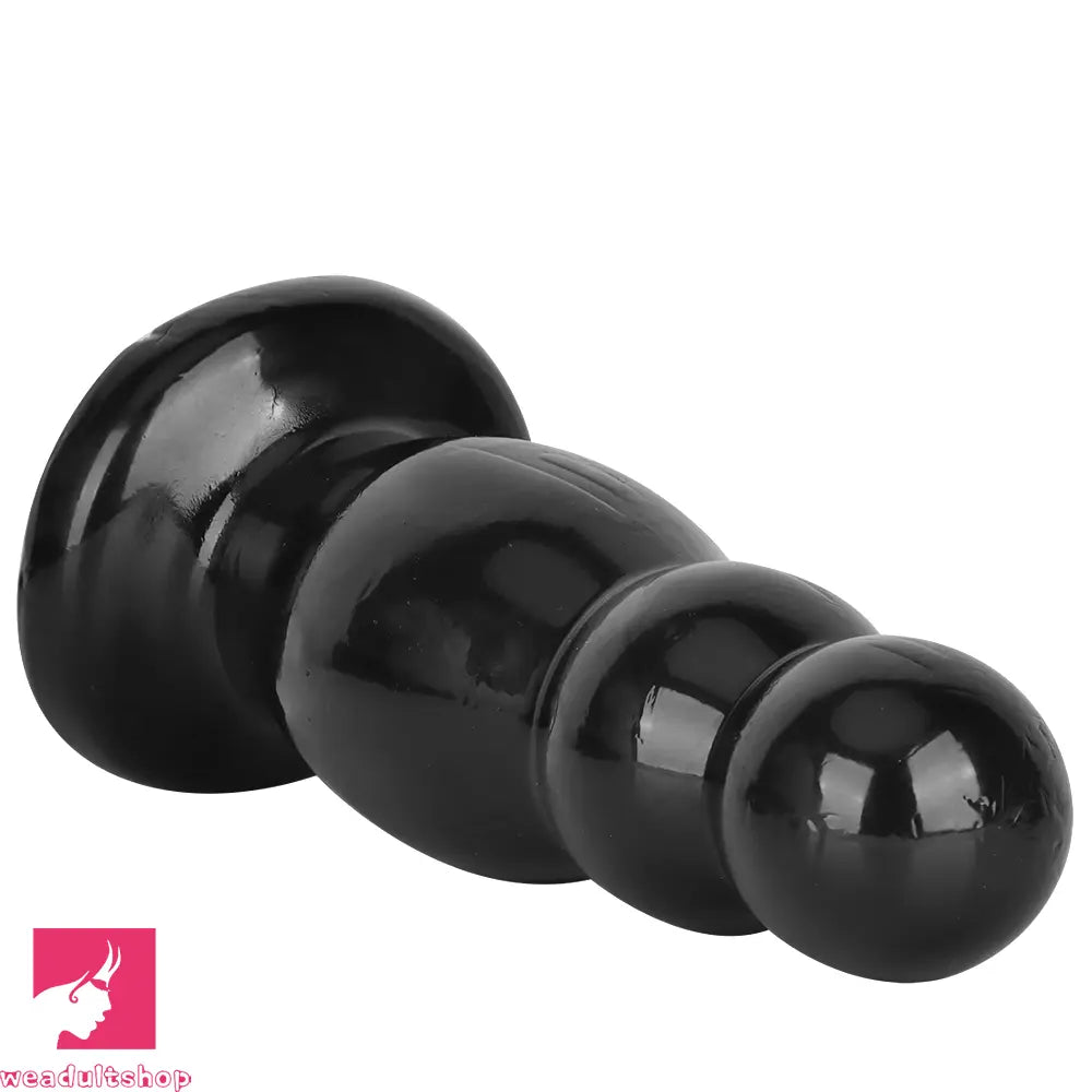 6.7in 10.23in Golden PVC Extra Large Thick Butt Plug Dildo Anal Clit Beads