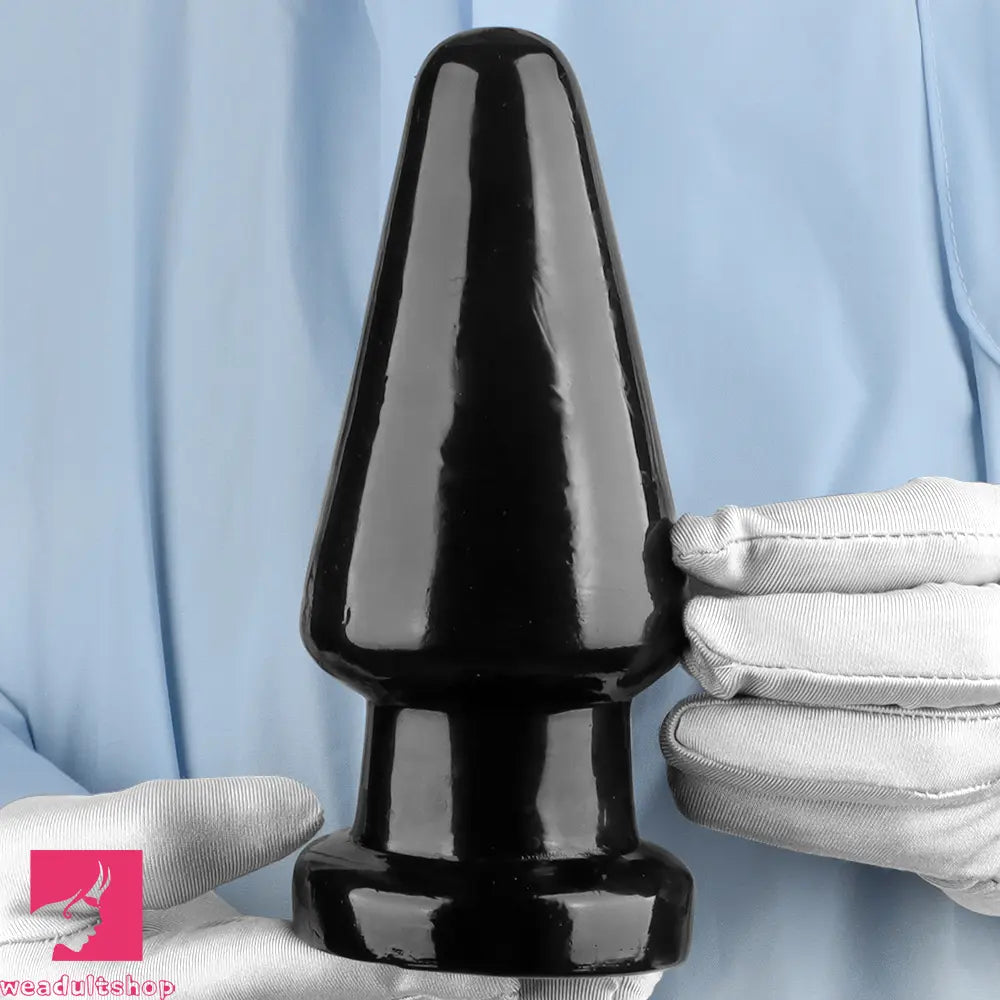 6.7in Black PVC Anal Plug Dildo For Woman Couples Masturbate Tough Sex