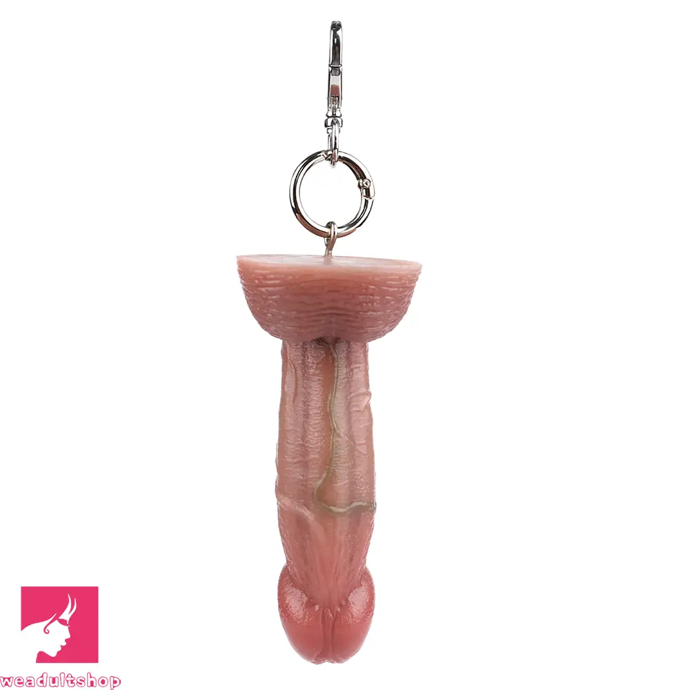 4.7in Silicone Soft Small Cock Dildo For Key Chain For Cock Clit Expansion