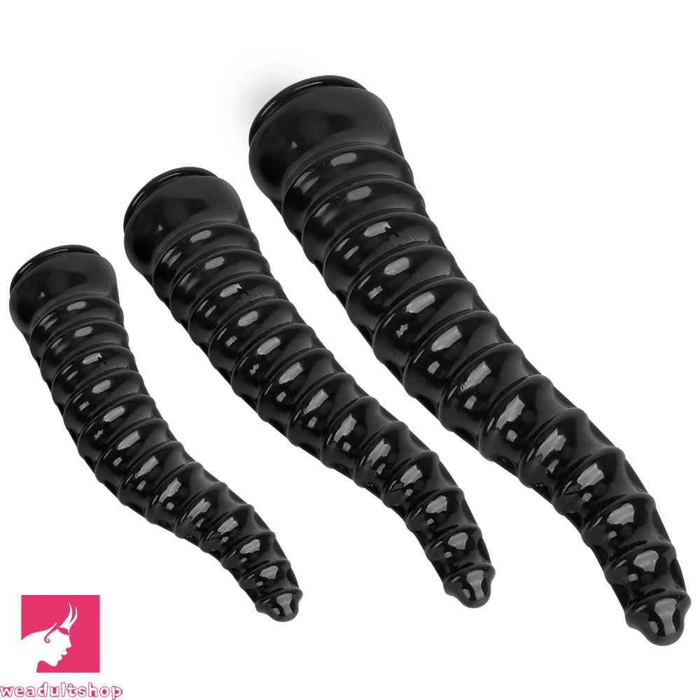 10.82in 13.38in 16.73in Super Large Black Anal Plug Dildo For Adult Women