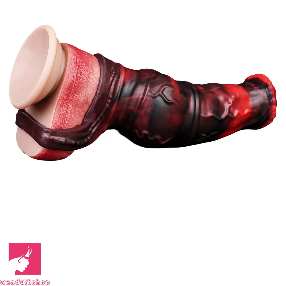 6.18in 7.01in 7.95in Horse Knot Animal Soft Dildo Sleeve Penis Extender