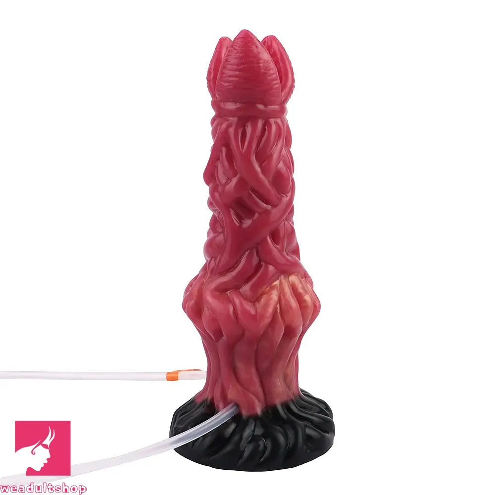 8.03in Ejaculating Inflatable Big Silicone Soft Fantasy Odd Creature Dildo
