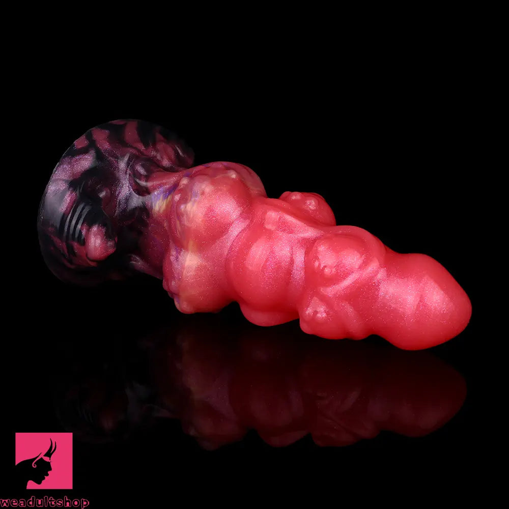 5.91in Fantasy Silicone Soft Odd Dildo Durable Construction Cock Sex