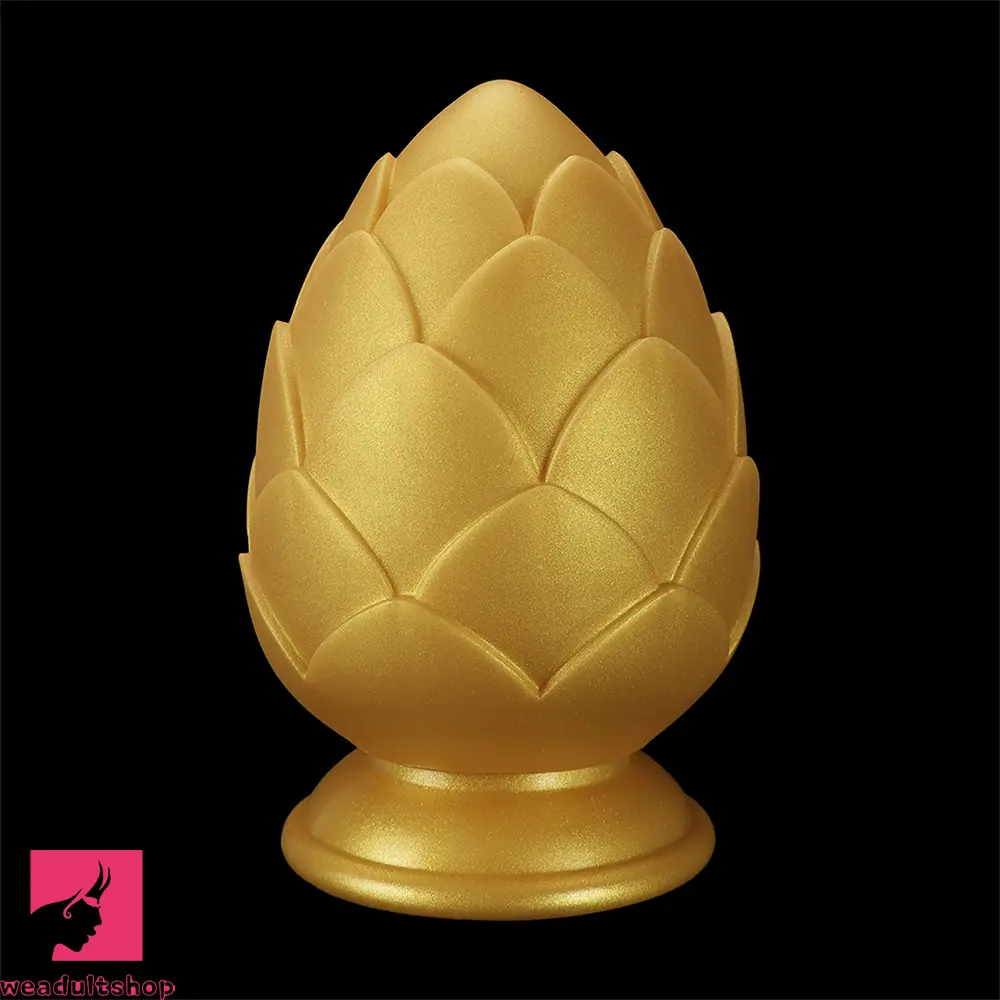4.13in 4.72in 5.31in Flower Small Thick Butt Plug Dildo For Couples' Sex Toy