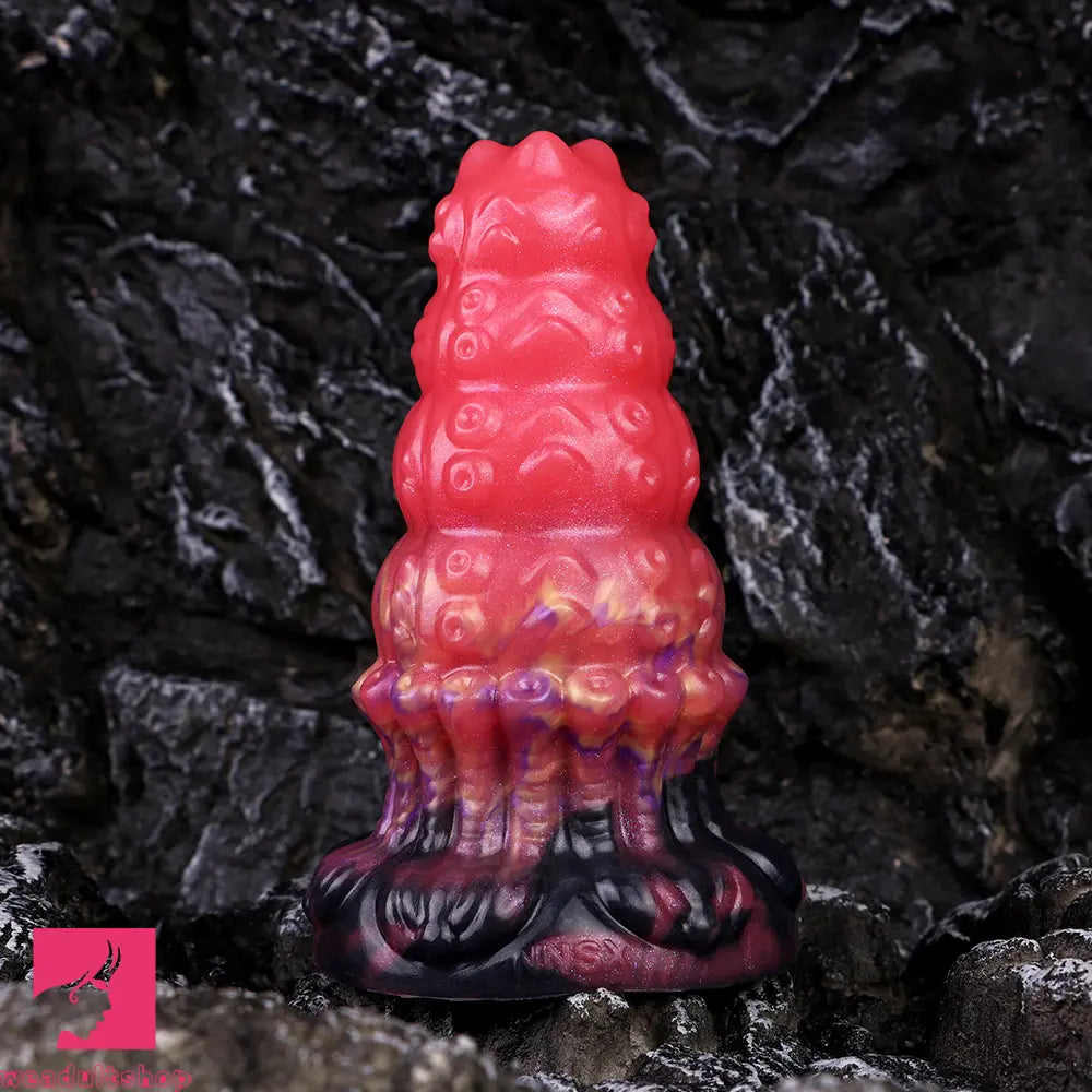 5.83in Fantasy Odd Silicone Soft Cock Dildo Hands-Free Clit Stimulator