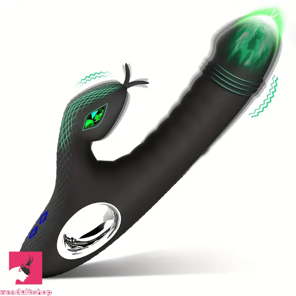 7.5in Snake Vibrating Silicone Soft Automatic Black Dildo For Anal Sex 7.5in Snake Vibrating Silicone Soft Automatic Black Dildo For Anal Sex