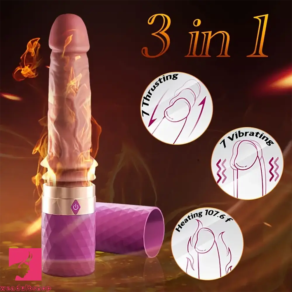 9.84in Soft Thrusting Heating Vibrating Automatic Dildo Fuck Machine