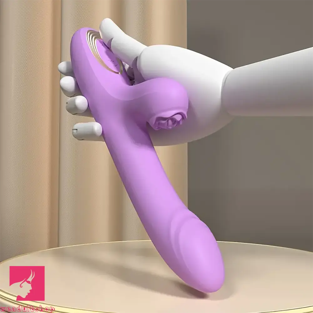 9.44in Big Vibrating Telescope Real Automatic Scaling Clit Dildo