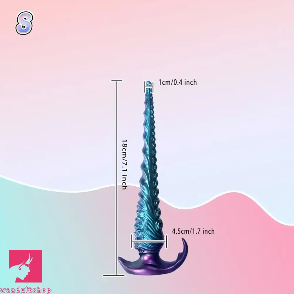 7.1in 13.8in 17.7in Long Tentacle Penis Dildo Silicone Octopus Butt Plug