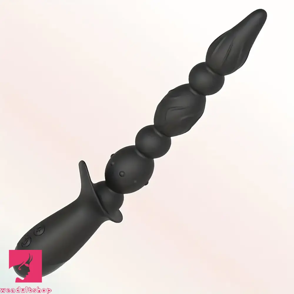 10.3in Rechargeable Vibrating Anal Plug Dildo Flexible Bullet Penis Vi 10.3in Rechargeable Vibrating Anal Plug Dildo Flexible Bullet Penis Vi