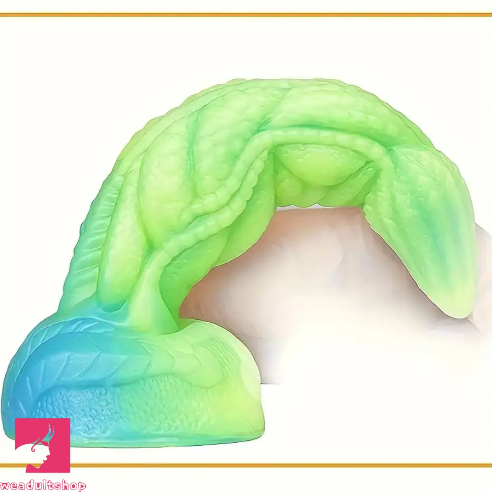 8.07in Liquid Silicone Soft Big Monster Dildo Clit Dilator Masturbator