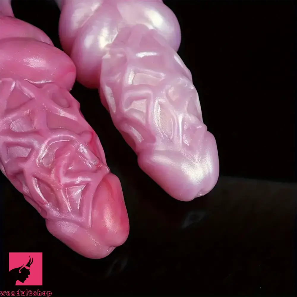 7.09in Hollow Penis Knot Silicone Soft Dildo For Flirting Toy For Sex