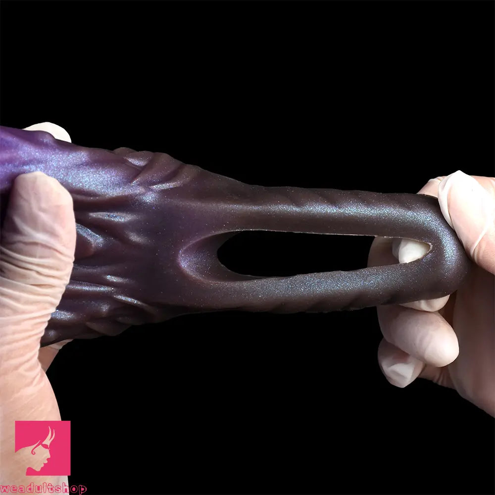 6.18in Dragon Fantasy Hollow Spiked Soft Dildo Sleeve For Cock Enlargement