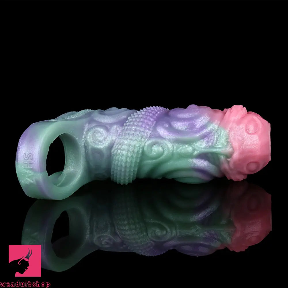 5in Wyrm Bloom SHAZ-3017 Fantasy Hollow Dildo Sleeve Cock Extension