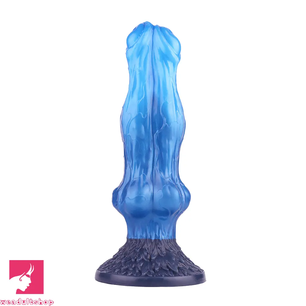 10.15in Double Layer Three Heads Silicone Knot Dildo For Women Pleasure