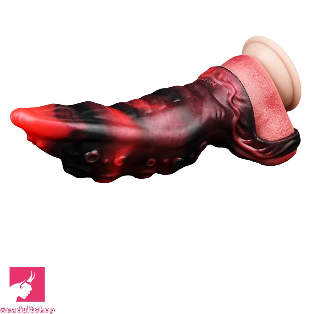 6.22in 7.01in 7.95in Tentacle Animal Penis Soft Dildo Sleeve Penis Extender