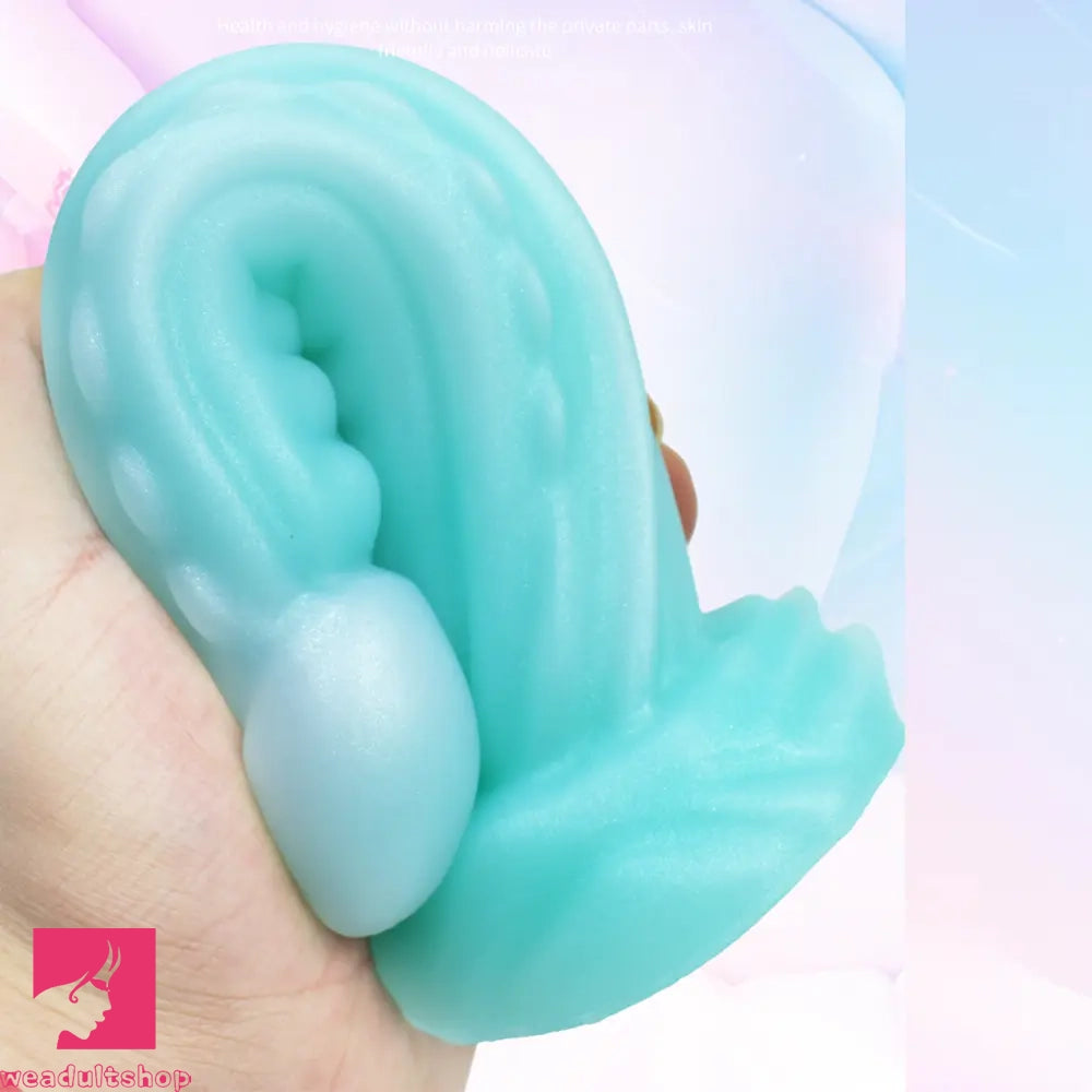7.28in Luminous Tentacle Silicone Soft Dildo For Women Men Penis Fucking