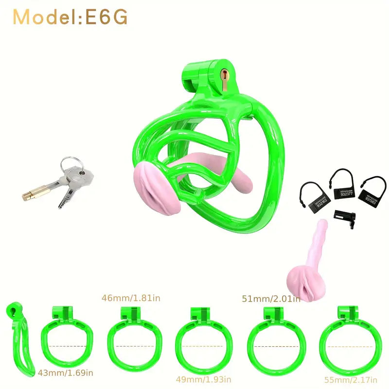 Chastity Cage Plastic Utheral Lock Cobra CB Chastity Lock For Single Parties