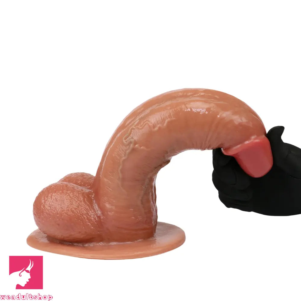 8.26in 9.84in 11in Realistic Feeling Silicone Big Soft And Bendable Anal Dildo
