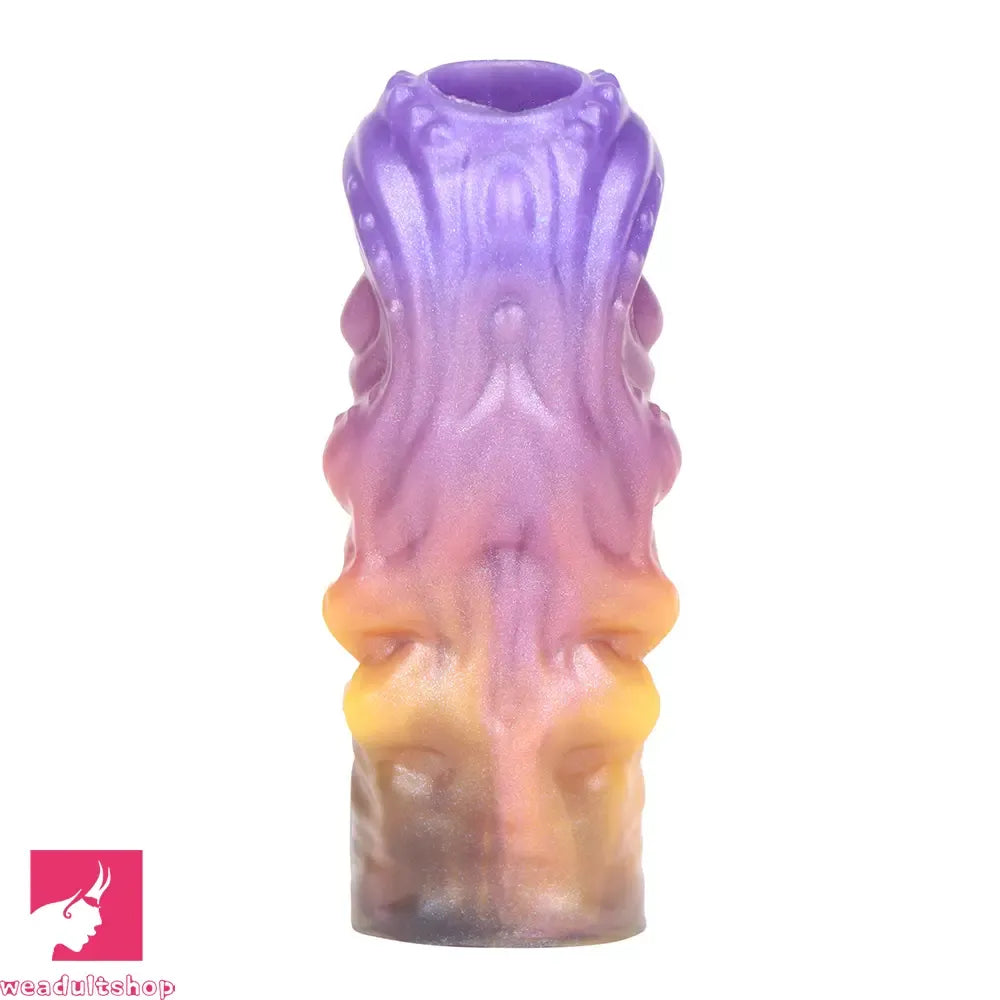 4.84in Grasoth Fantasy Odd Silicone Soft Dildo Sleeve Penis Extender