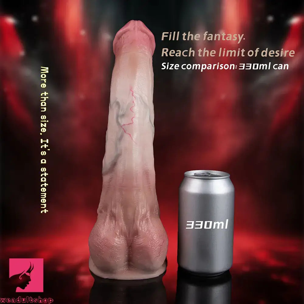 12.2in Dual Density Silicone Soft Big Dildo Lifelike Sex Toy Gay Sex Goods