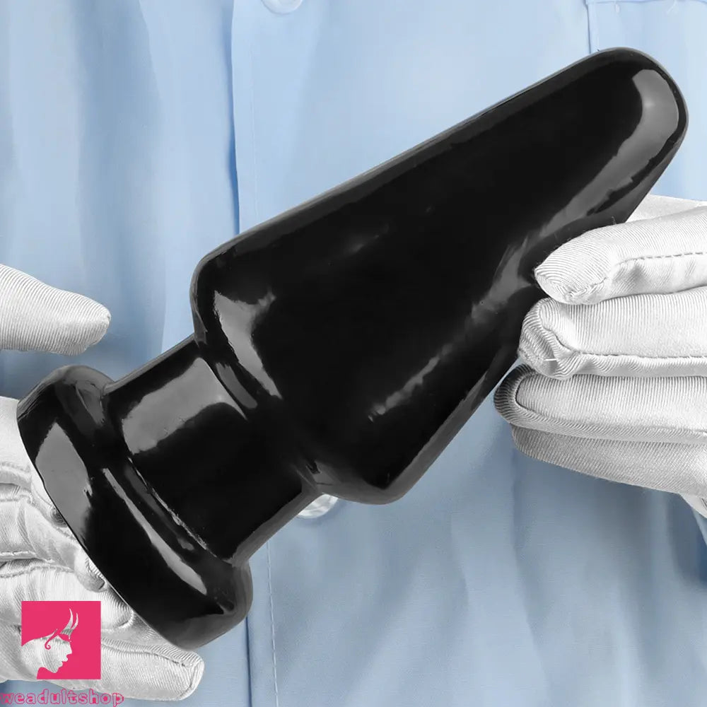 6.7in Black PVC Anal Plug Dildo For Woman Couples Masturbate Tough Sex