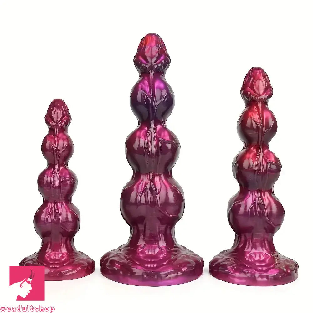 8.38in 10.51in 11.81in Liquid Silicone Knot Animal Soft Fantasy Dildo For Sex