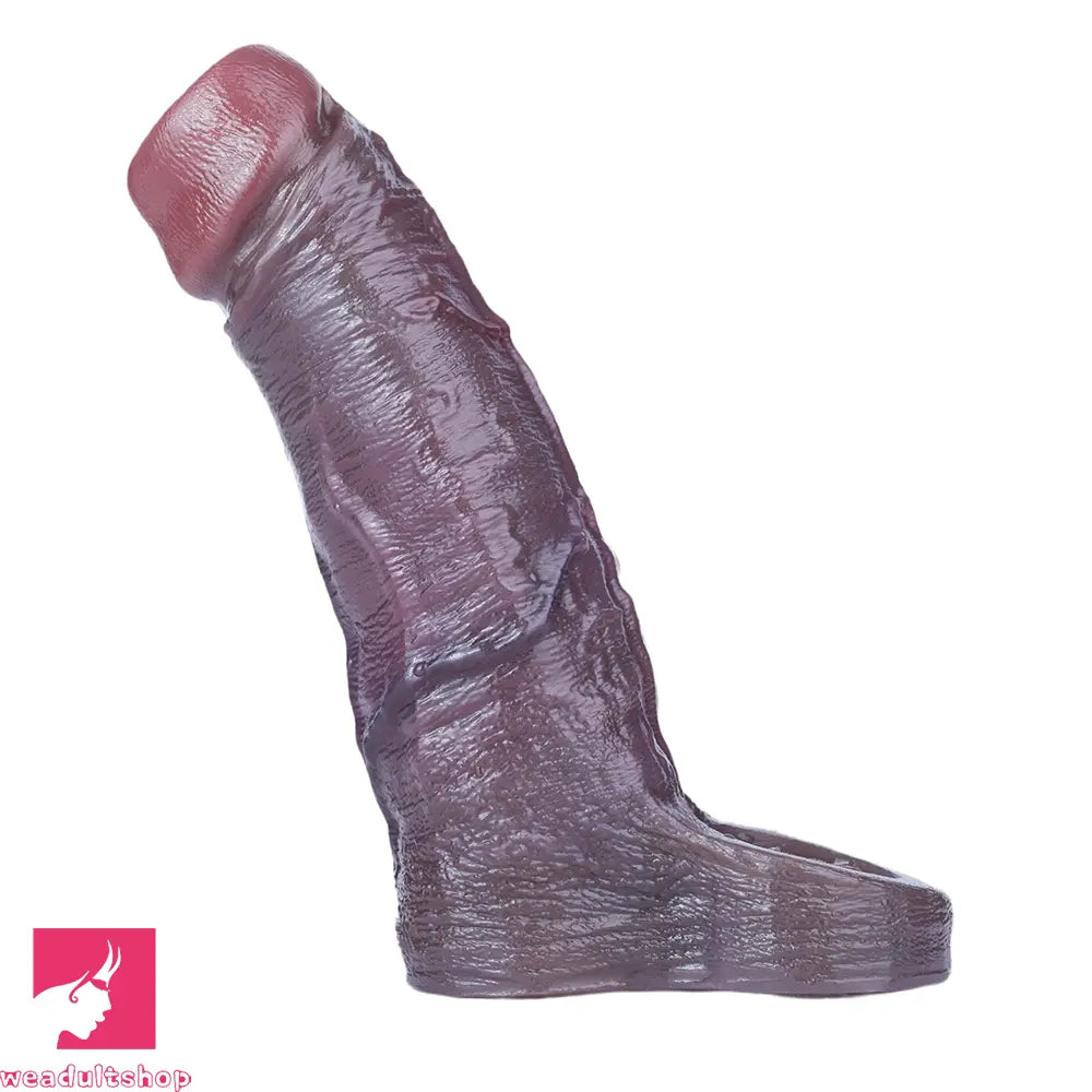 5.9in Platinum Silicone Thicken Delayed Penis Sleeve For Hollow-out Design