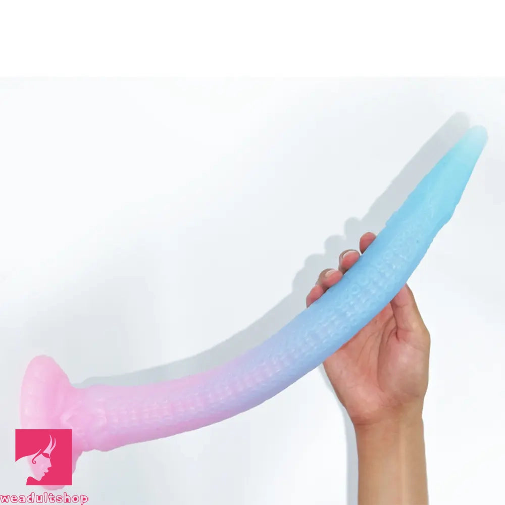 18.1in Luminous Soft Dragon Big Animal Tentacle Dildo For Female Prostate